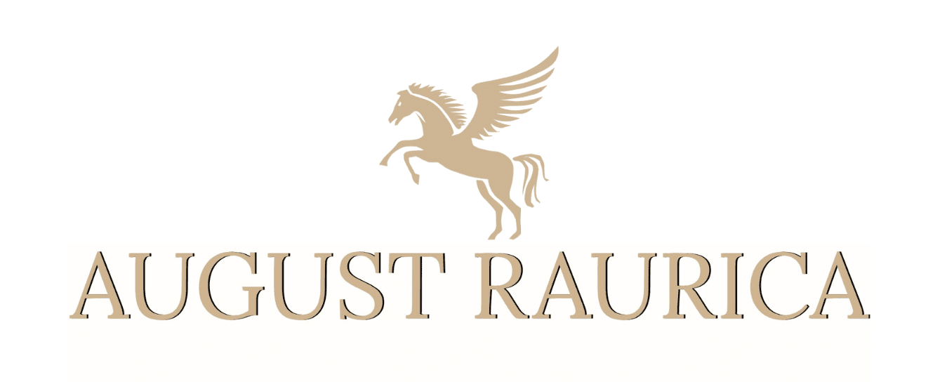 August Raurica Logo, Horse and Text